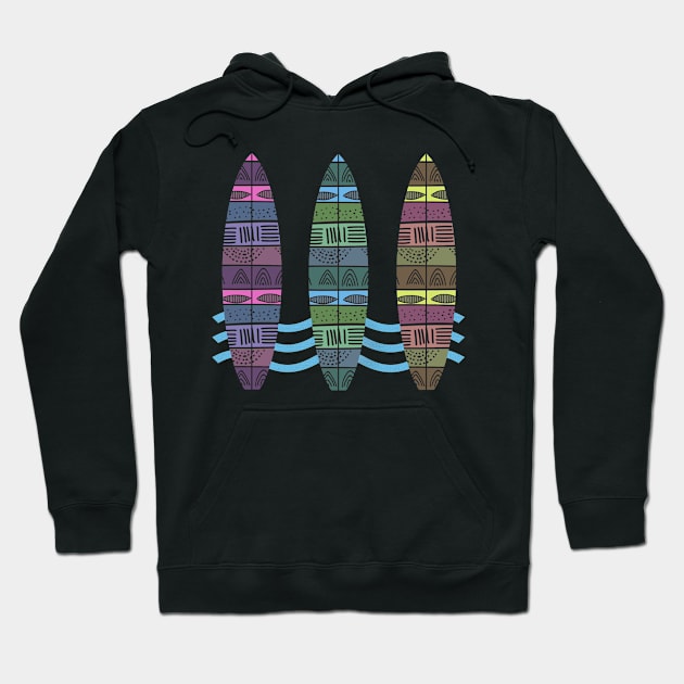 Surfboards No. 01 Hoodie by Againstallodds68